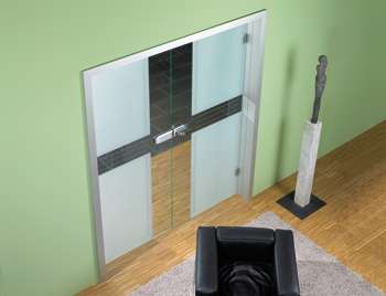 Aluzargen, Türzargen aus Aluminium, auch 2flgl. lieferbar