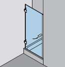 Glasduschsystem Gral Modell BO 460