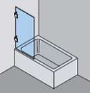 Glasduschsystem Gral Modell BO 460