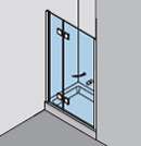 Glasduschsystem Gral Modell BO 460