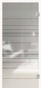 Ganzglastür Different 570 Siebdruck Weissglas Pure White Serie G - beta.ganzglastuere.de