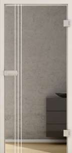 Ganzglastür Lindes LD 654 Weissglas Pure White One Side Serie G - beta.ganzglastuere.de