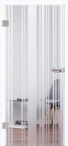 Glastür 4203 Lino II Siebdruck