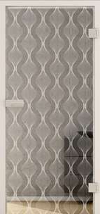 Ganzglastüren Laserdekor Modell Deco LD 655 Weissglas Pure White One Side Serie G - beta.ganzglastuere.de