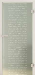 Ganzglastüren Laserdekor Modell Typo LD 670 Grünglas Two Sides Serie G - beta.ganzglastuere.de