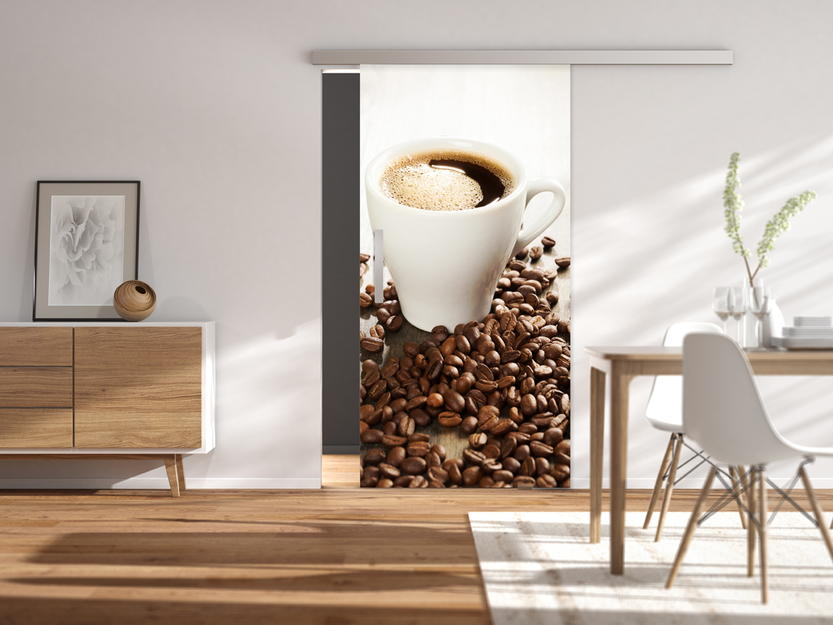 Glastüren Digitaldruck VSG Prime mit Folie farbig Modell Digital 645 Motivbild Serie G - beta.ganzglastuere.de