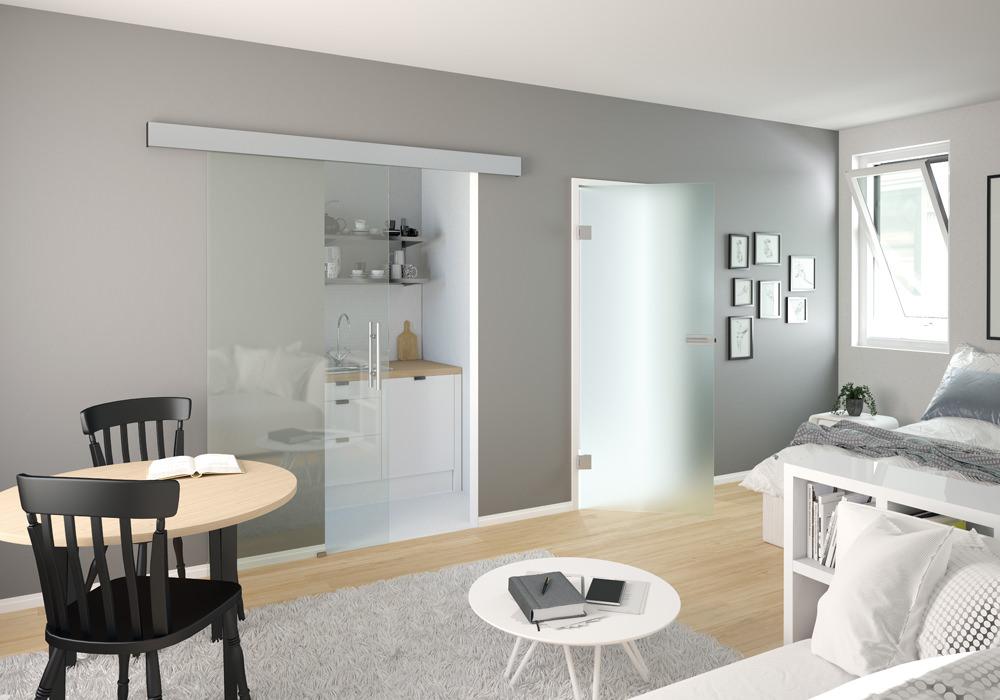 justo LINE AL Glasschiebetürsystem von dormakaba zum günstigen Preis