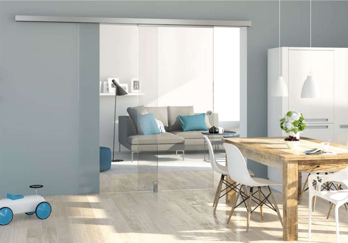 Muto Telescopic 80 Premium Glasschiebetürsystem mit Teleskopfunktion von dormakaba - beta.ganzglastuere.de