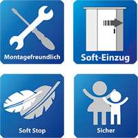 Die Vorteile des Schiebetürsystems LSD 8 Variant mit Softclose für Glasschiebetüren und Holzschiebetüren von Piktura Loft