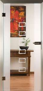 Glastür Loft 3042 Windows Sandstrahlung