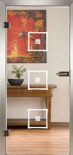 Glastür Loft 3206 Merano Sandstrahlung