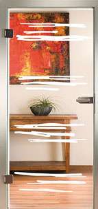 Glastür Loft 3232 Mali Sandstrahlung