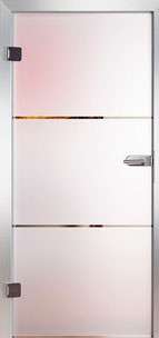 Glastür Loft 3257 Unit III Sandstrahlung