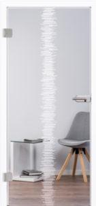 Glastür 7017 Sinus Laser