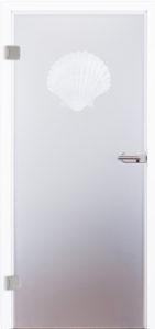 Glastür 7036 Shell Laser (Standard auf Satinato)