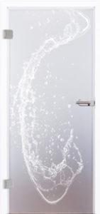 Glastür 7044 Splash Laser