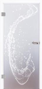 Glastür 7044 Splash Laser