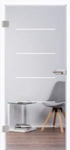 Glastür 7223 Linea Laser