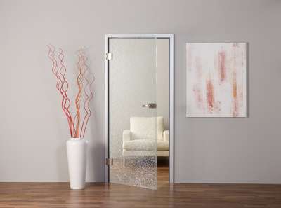 Glastür Crash Splitteroptik Verbundglastür Motiv