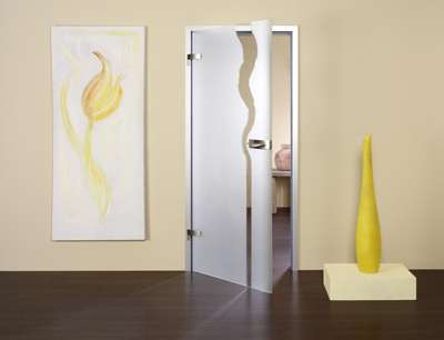 Glastür Rillenschliff Contura Mame Motiv