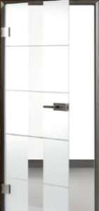 Glastür Contura Diestra 1 Rillenschliff MAME