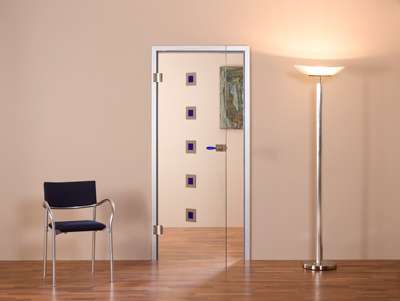 Glastüren Vista 4 Applikationstüre Motiv MAME