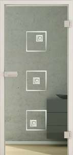 Ganzglastüren Laserdekor Modell _Deco LD 587 Grünglas One Side Serie G - beta.ganzglastuere.de