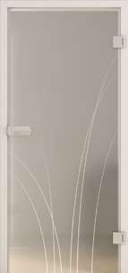 Ganzglastüren Laserdekor Modell Nature LD 660 Weissglas Pure White Two Sides Serie G - beta.ganzglastuere.de