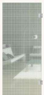 Glastüren Laserdesign Modell Summer Cotton LD 576 Grünglas One Side Serie G - beta.ganzglastuere.de