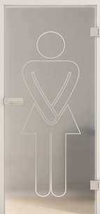 Ganzglastüren Laserdekor Modell Typo LD 628 Weissglas Pure White Two Sides Serie G - beta.ganzglastuere.de