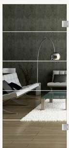 Ganzglastür Lindes LD 582 Weissglas Pure White One Side Serie G - beta.ganzglastuere.de