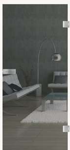 Glastüren Smoked Grey 510 Klarglas Grauglas - beta.ganzglastuere.de