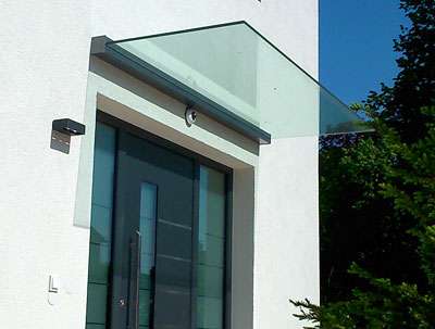 Glasvordach Glasvordächer